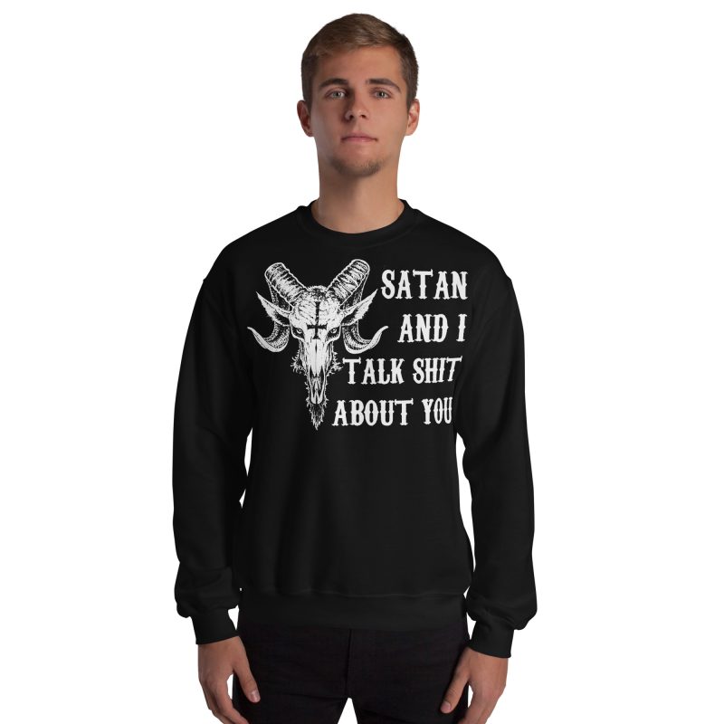 Satan And I Sweatshirt - Bild 2