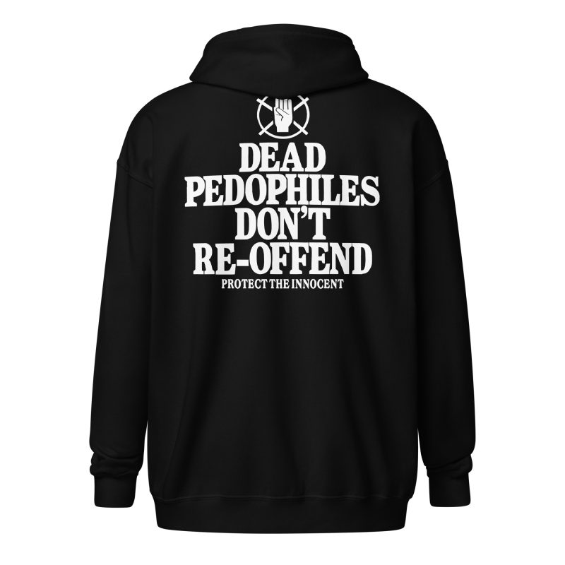 Dead Pedophiles Zip Hoodie - Bild 2