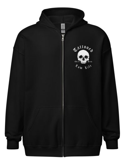 Tattoeed Low Life Zip Hoodie