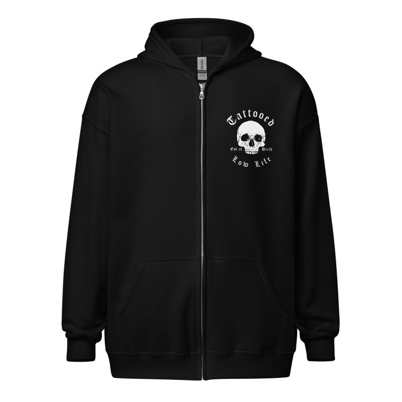 Tattoeed Low Life Zip Hoodie