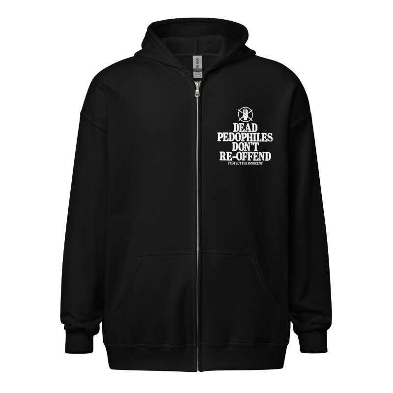 Dead Pedophiles Zip Hoodie