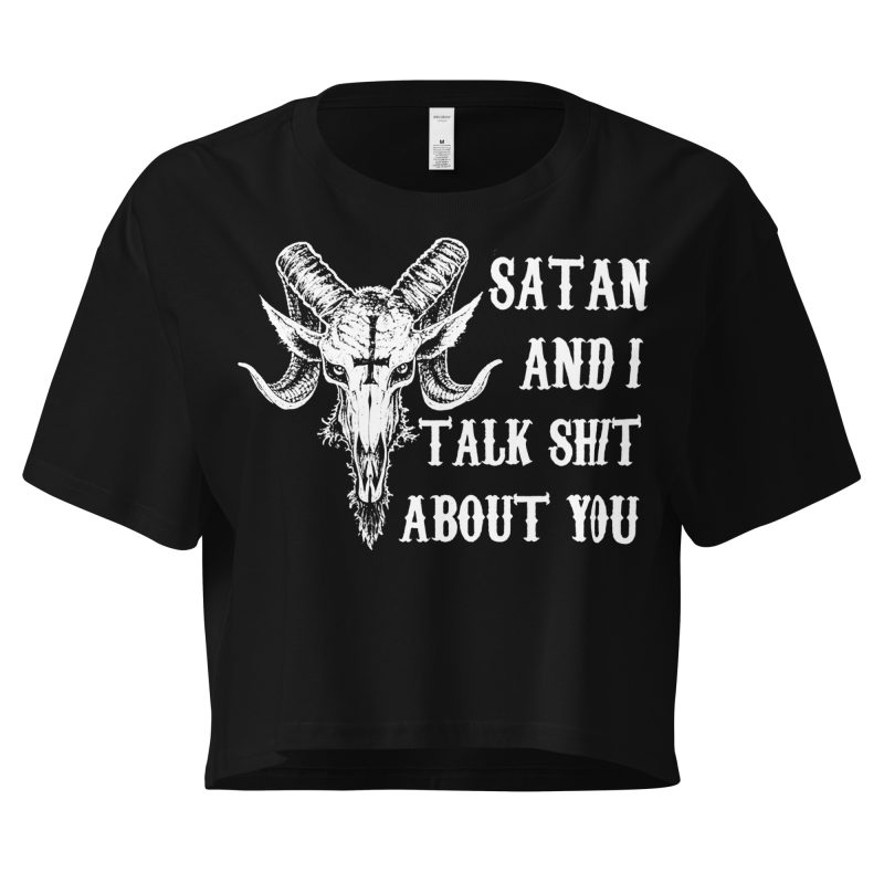 Satan And I Crop Top - Bild 3