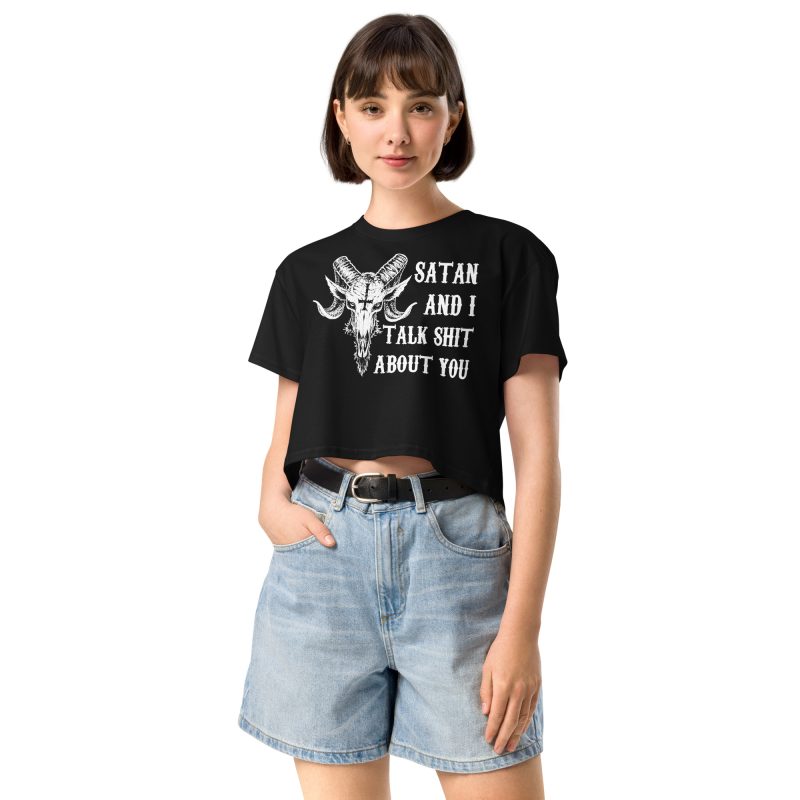 Satan And I Crop Top - Bild 2