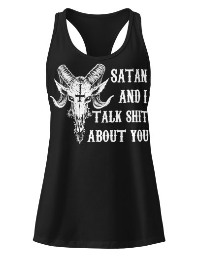 Satan And I Racerback Linne