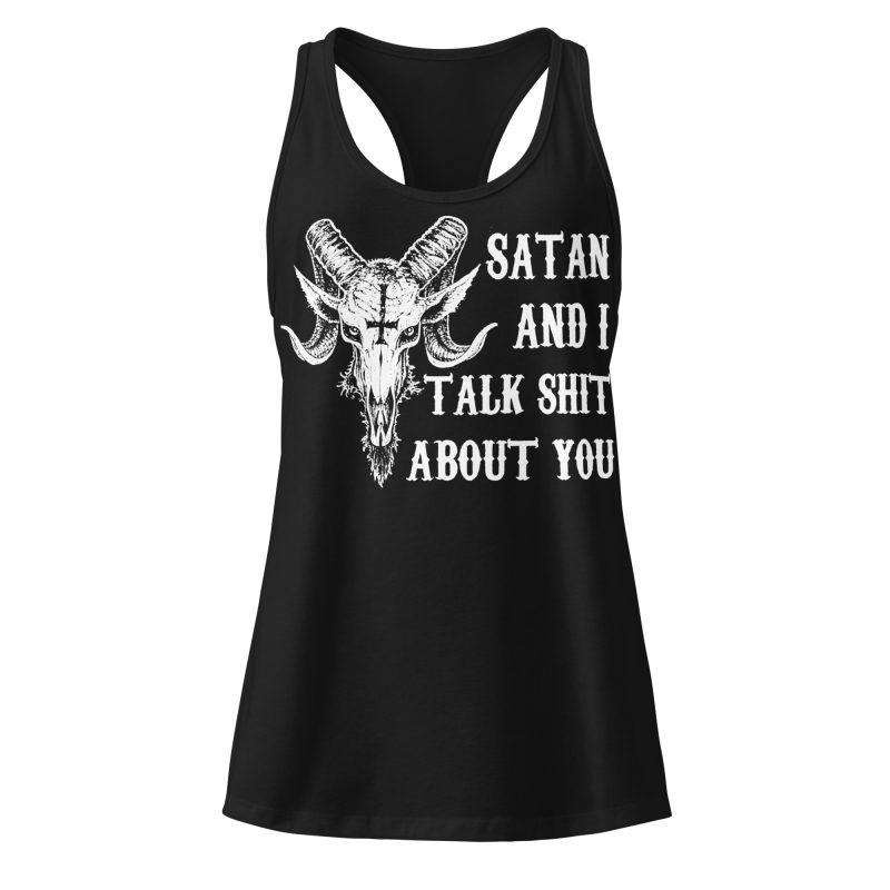 Satan And I Racerback Linne