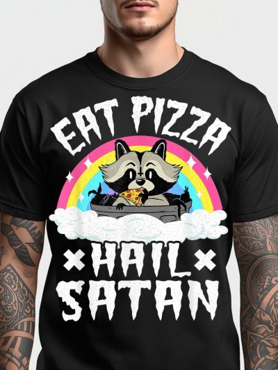 Eat Pizza, Hail Satan T-shirt