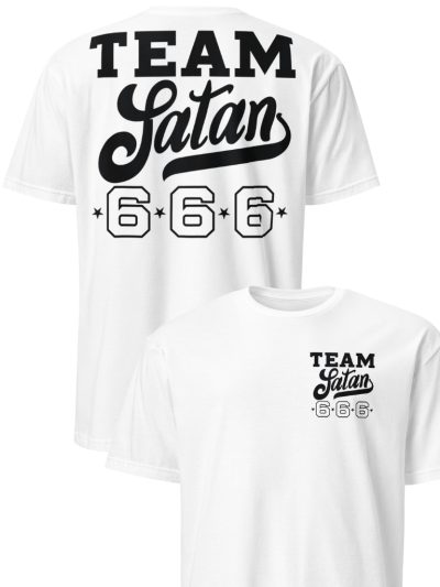 Team Satan 666 T-shirt [Bröst + Ryggtryck]