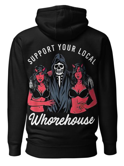 Local Whorehouse Hoodie Svart