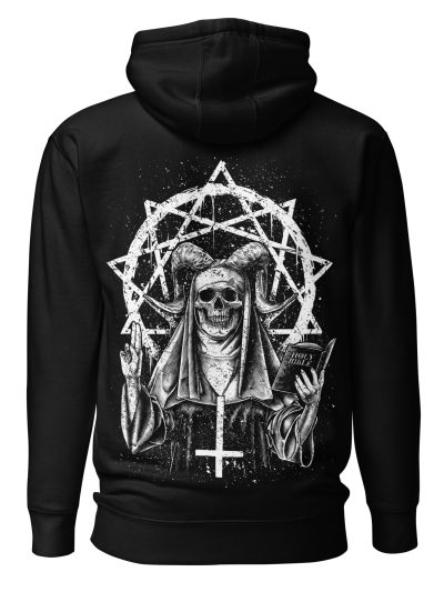 Evil Nun Reading Hoodie