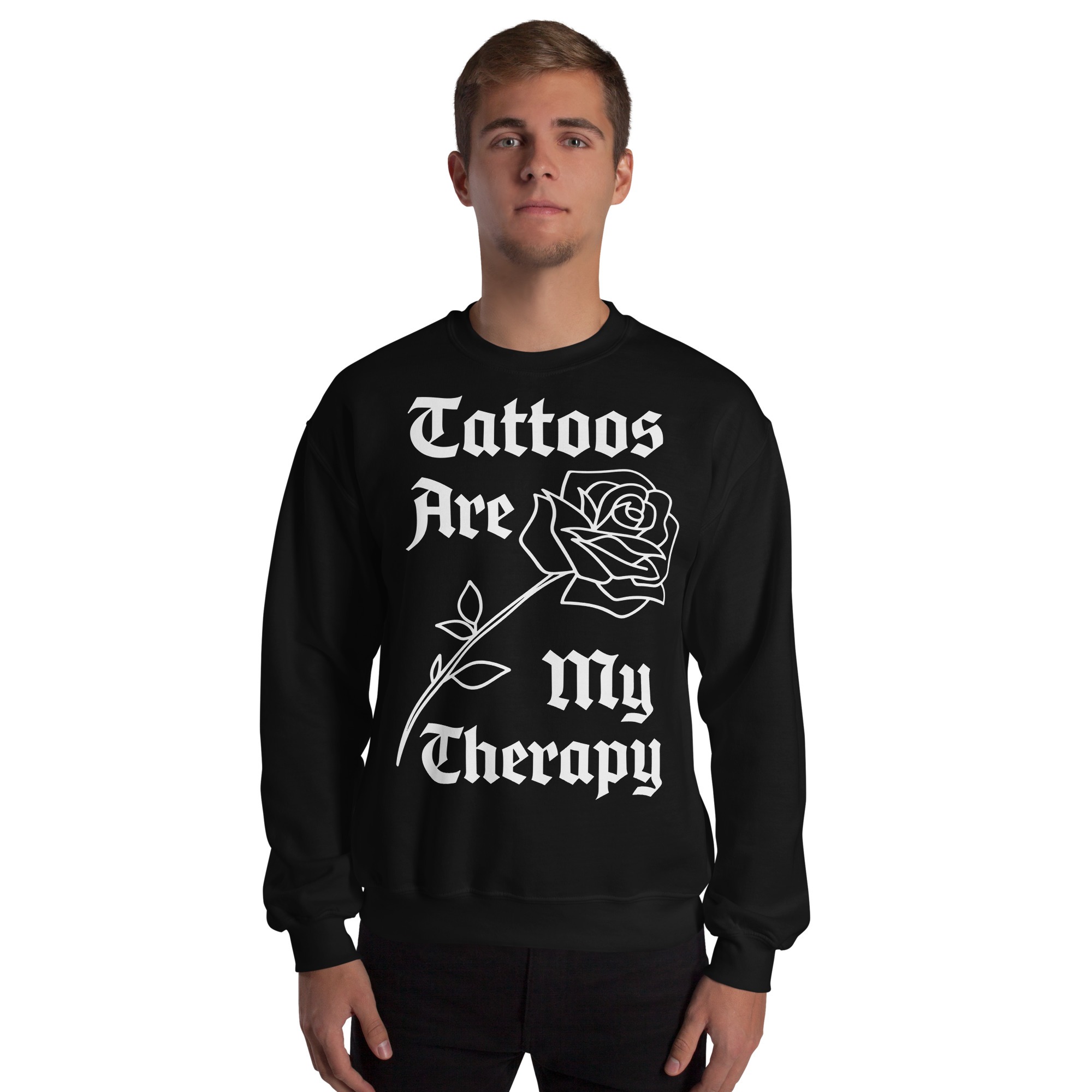 Therapy Sweatshirt Svart - Bild 2