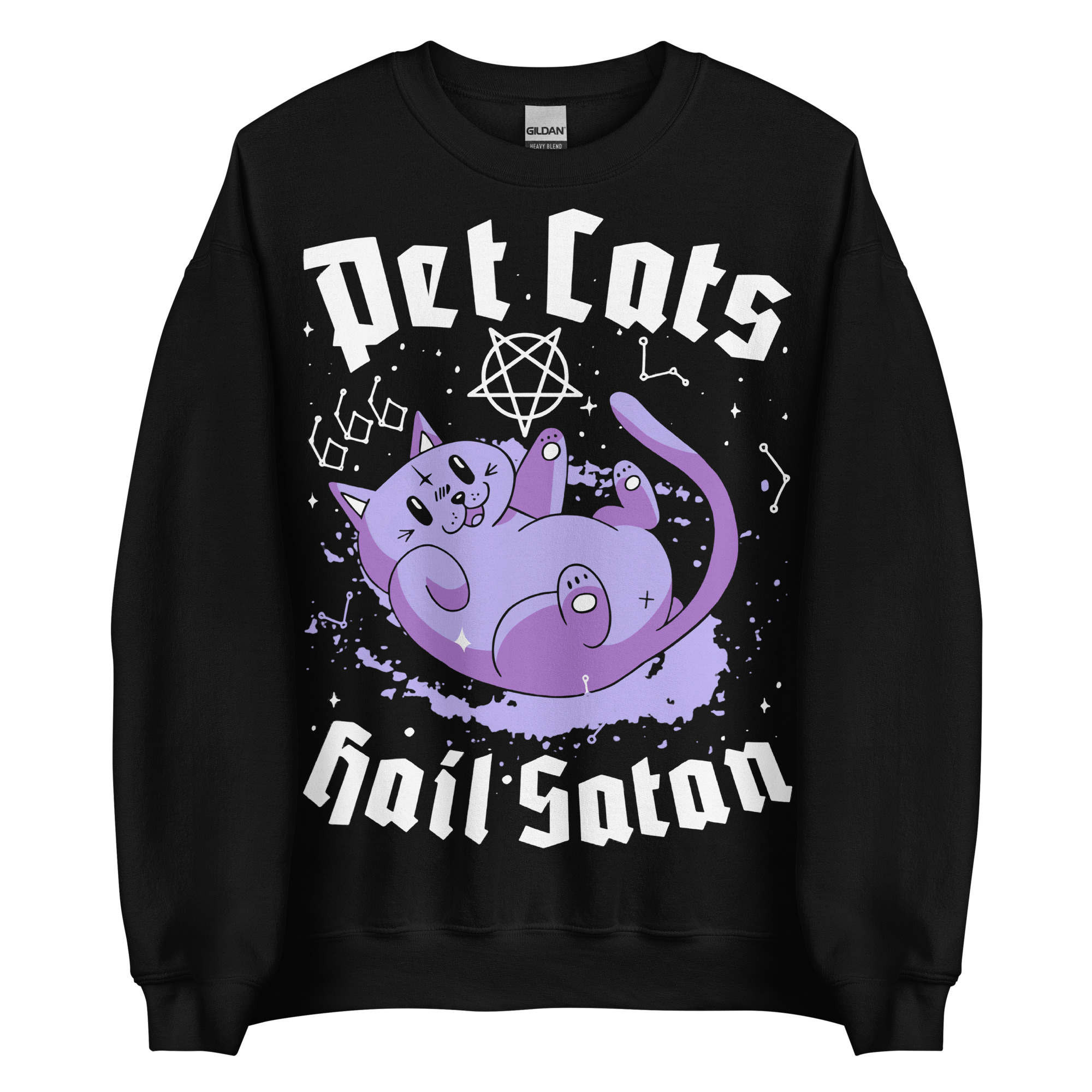 Pet Cats, Hail Satan Sweatshirt