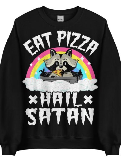 Eat Pizza, Hail Satan Sweatshirt