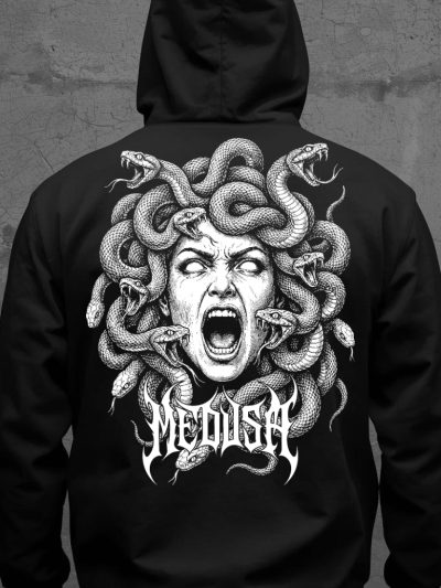 Screaming Medusa Zip Hoodie