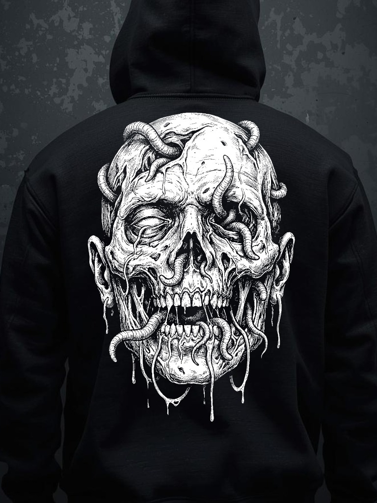 The Worm Infested Wraith Zip Hoodie