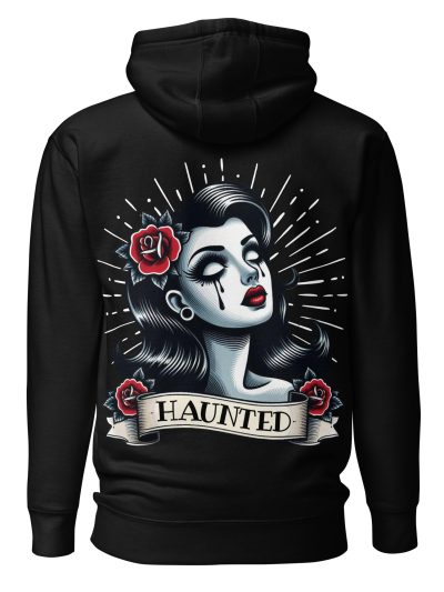 Haunted Hoodie Svart [Ryggtryck]