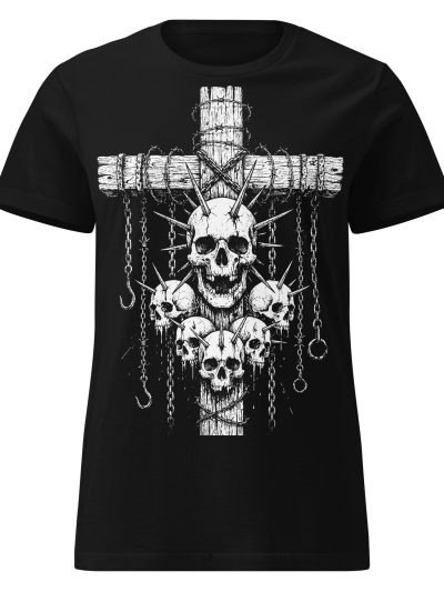 The Crucible Of Barbed Skulls Women's T-shirt