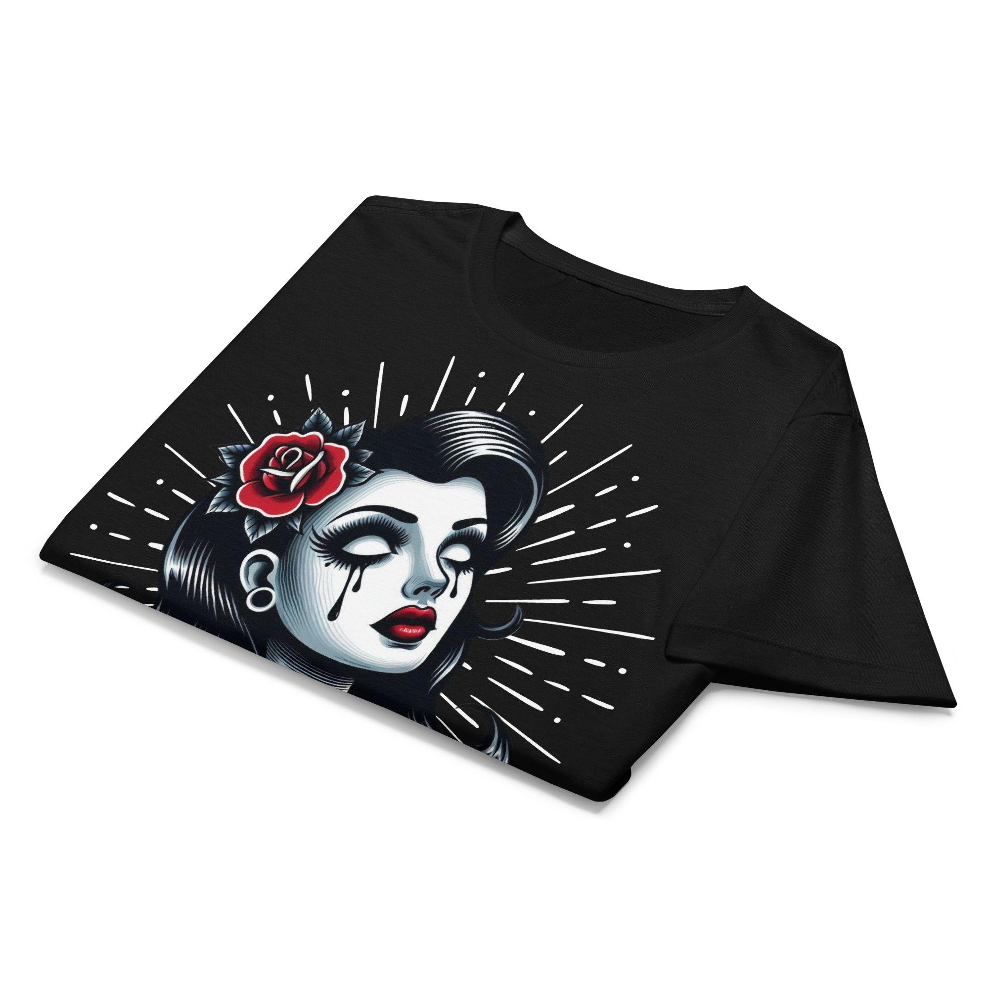 Haunted Women's T-shirt Svart - Bild 2