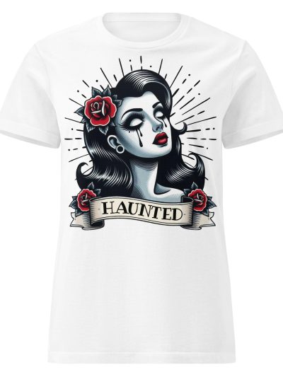 Haunted Women's T-shirt Vit
