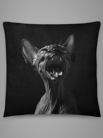 Grey Sphynx 1 Prydnadskudde