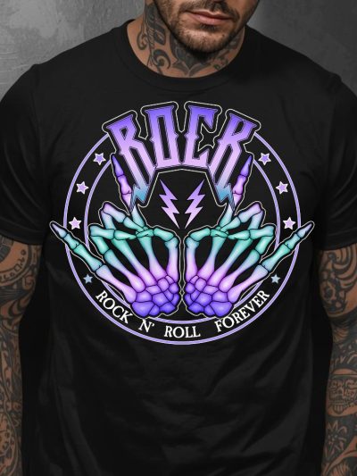 Rock N' Roll Forever T-shirt Svart