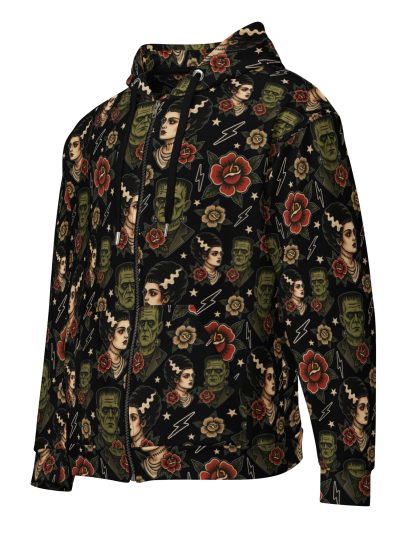 Tattoo Monsters Premium Zip Hoodie