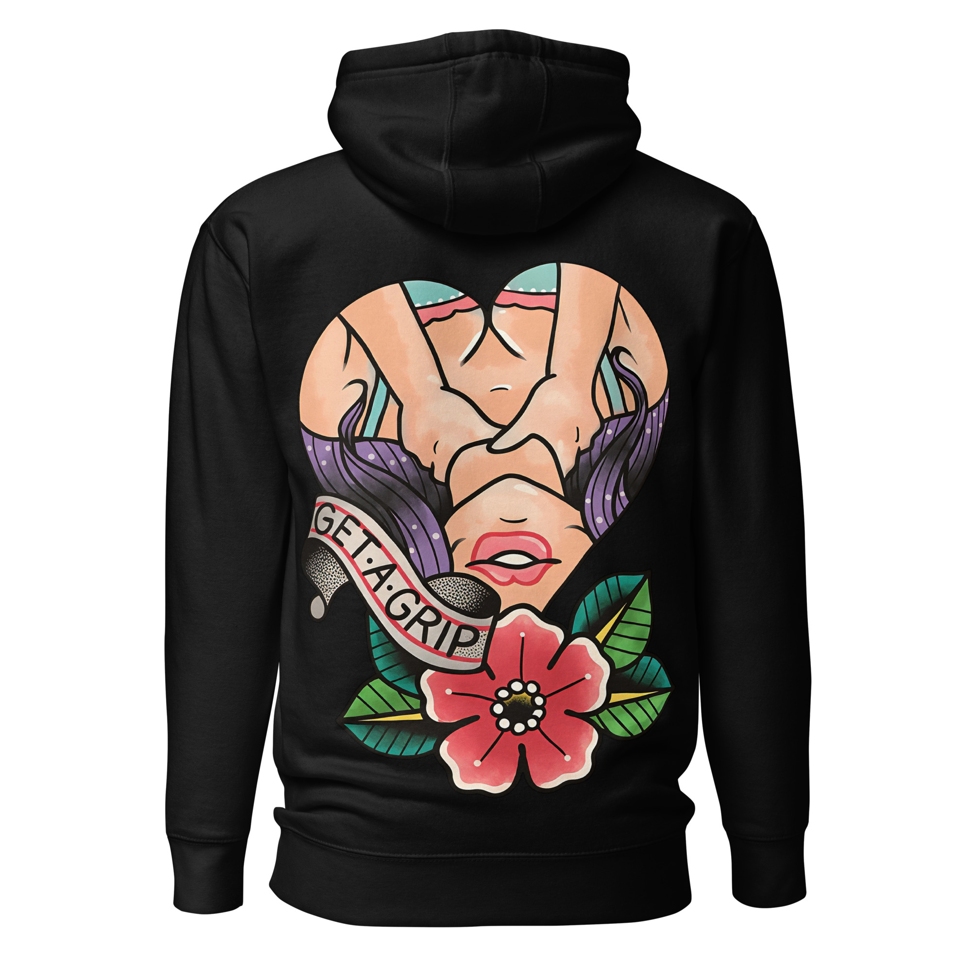 Get A Grip Tattoo Hoodie