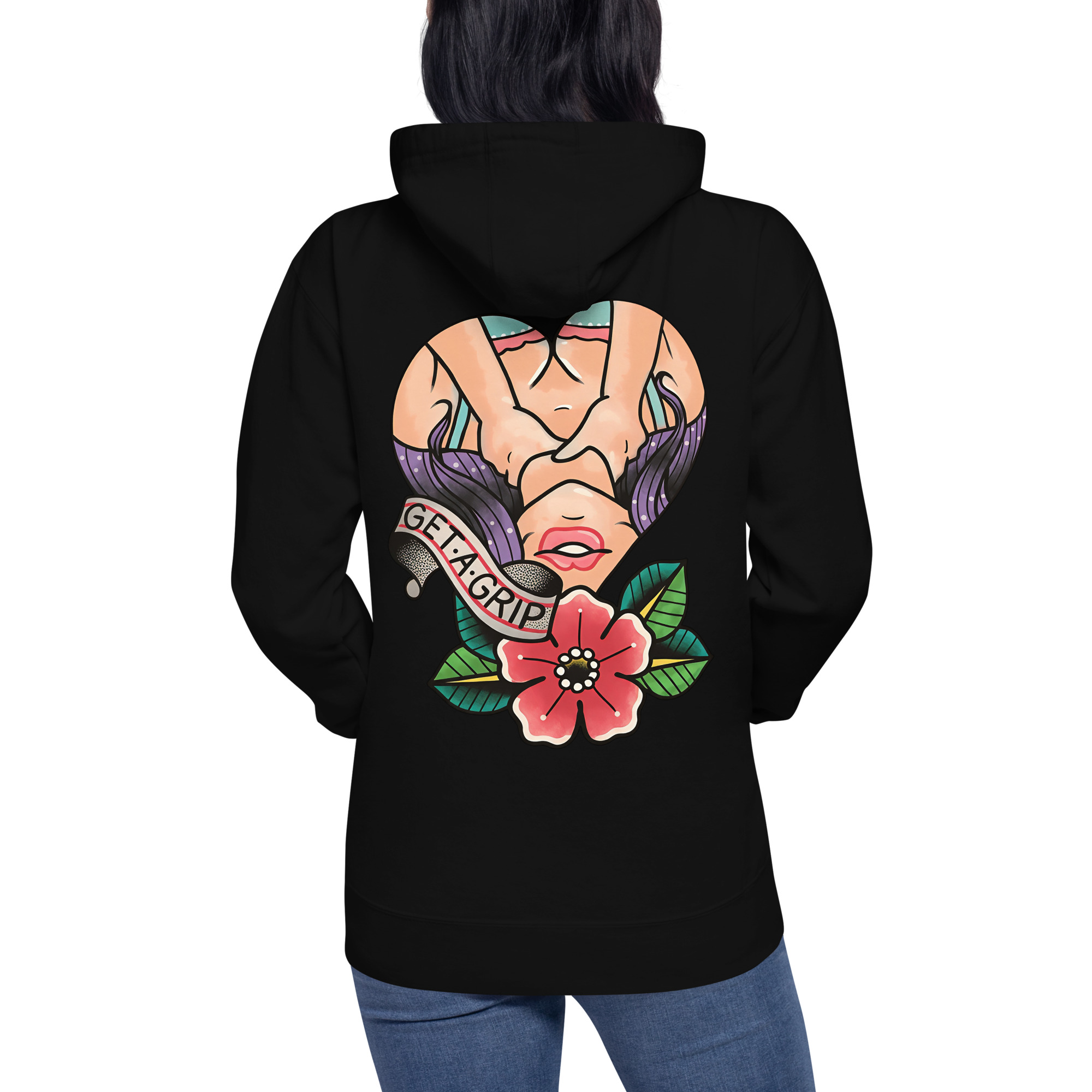 Get A Grip Tattoo Hoodie - Bild 2