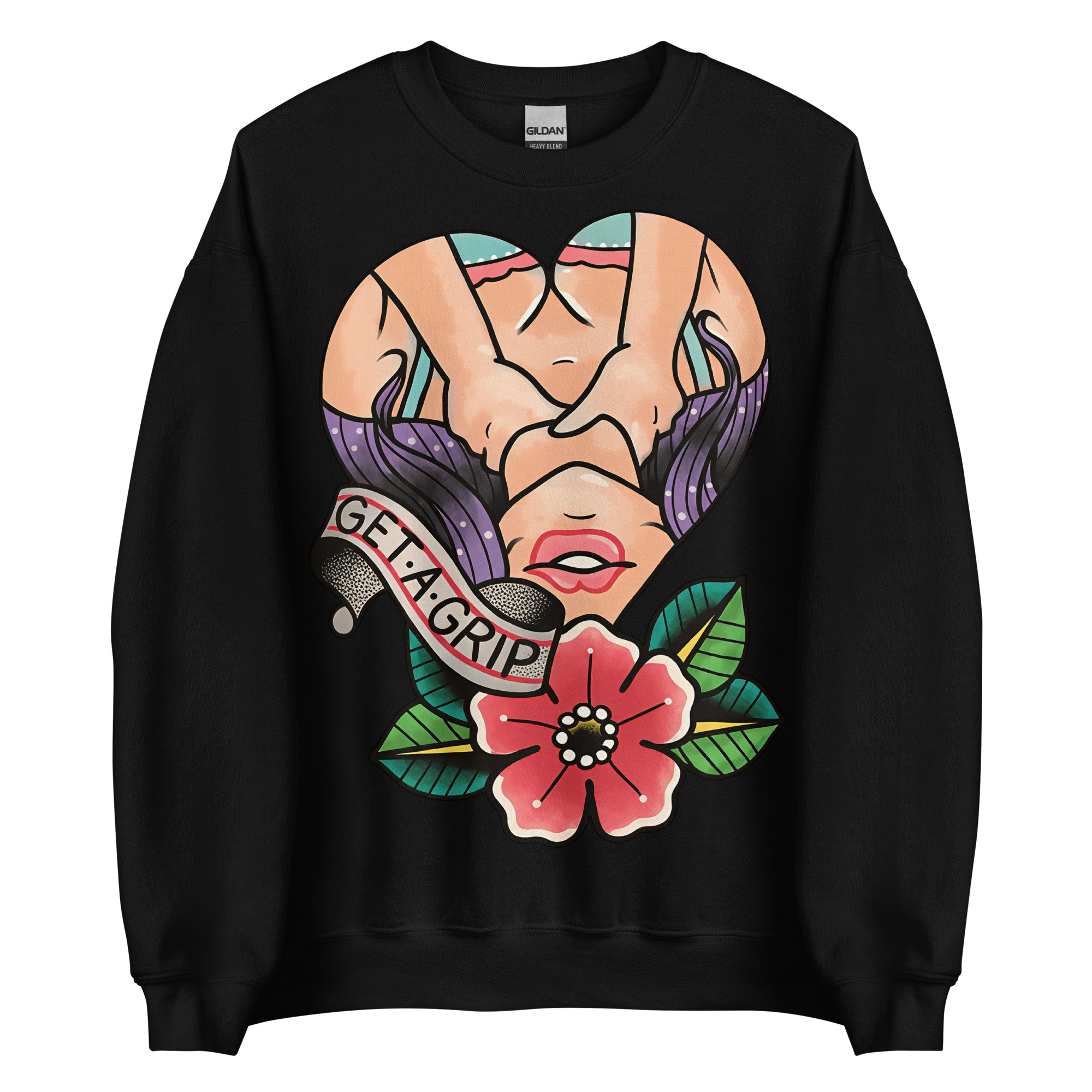 Get A Grip Tattoo Sweatshirt