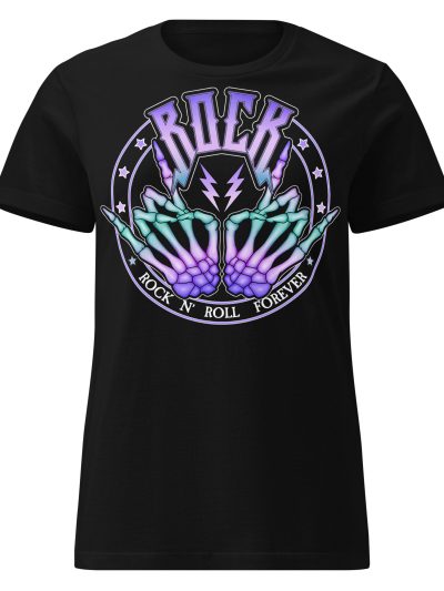 Rock N' Roll Forever Women's T-shirt Svart