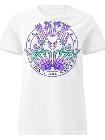 Rock N' Roll Forever Women's T-shirt Vit