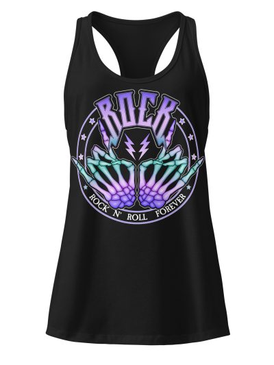 Rock N' Roll Forever Racerback Linne