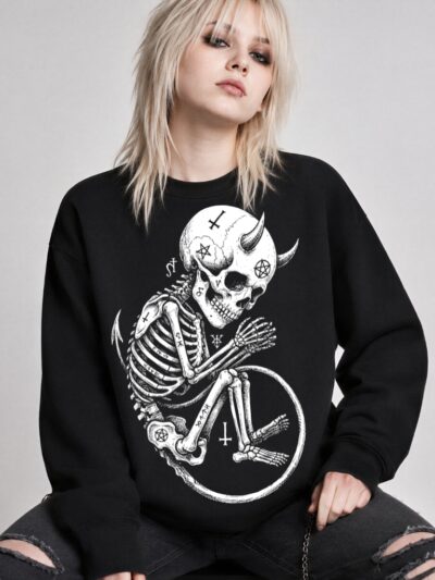 Lucifer Baby Skeleton Sweatshirt