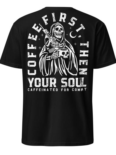 Coffee First T-shirt [Ryggtryck]