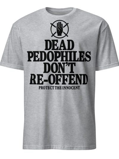 Dead Pedophiles T-shirt Grå [2XL]