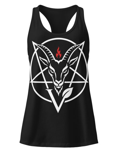 Vegan Baphomet Racerback Linne