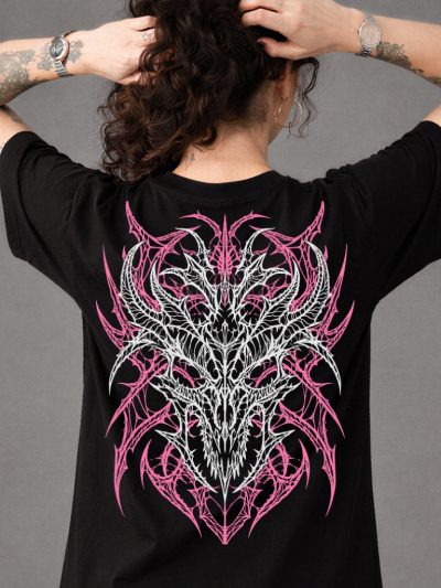 Thorn Demon Skull T-shirt [Ryggtryck]