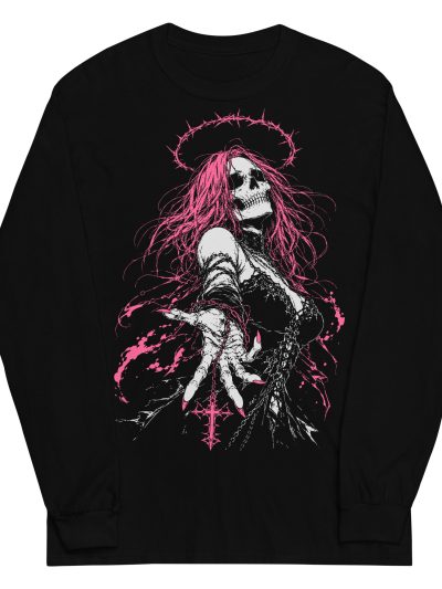 Skeleton Girl Långärmad T-shirt