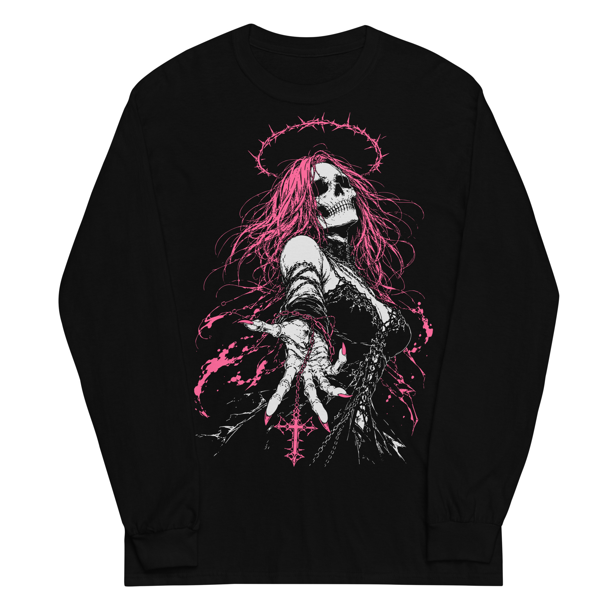 Skeleton Girl Långärmad T-shirt