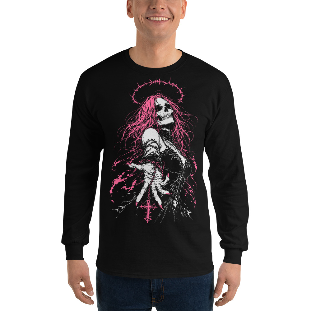 Skeleton Girl Långärmad T-shirt - Bild 2