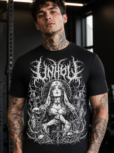 Unholy Black Metal Nun T-shirt