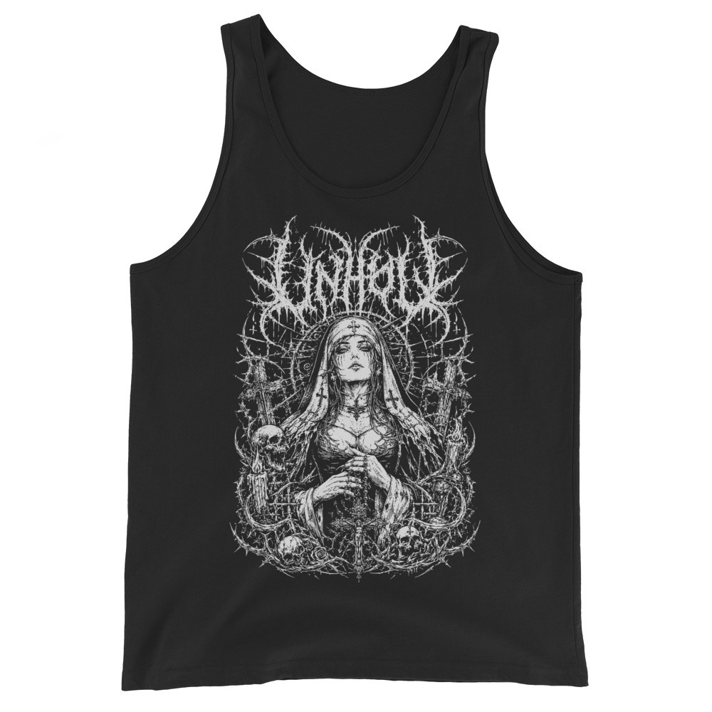 Unholy Black Metal Nun Linne