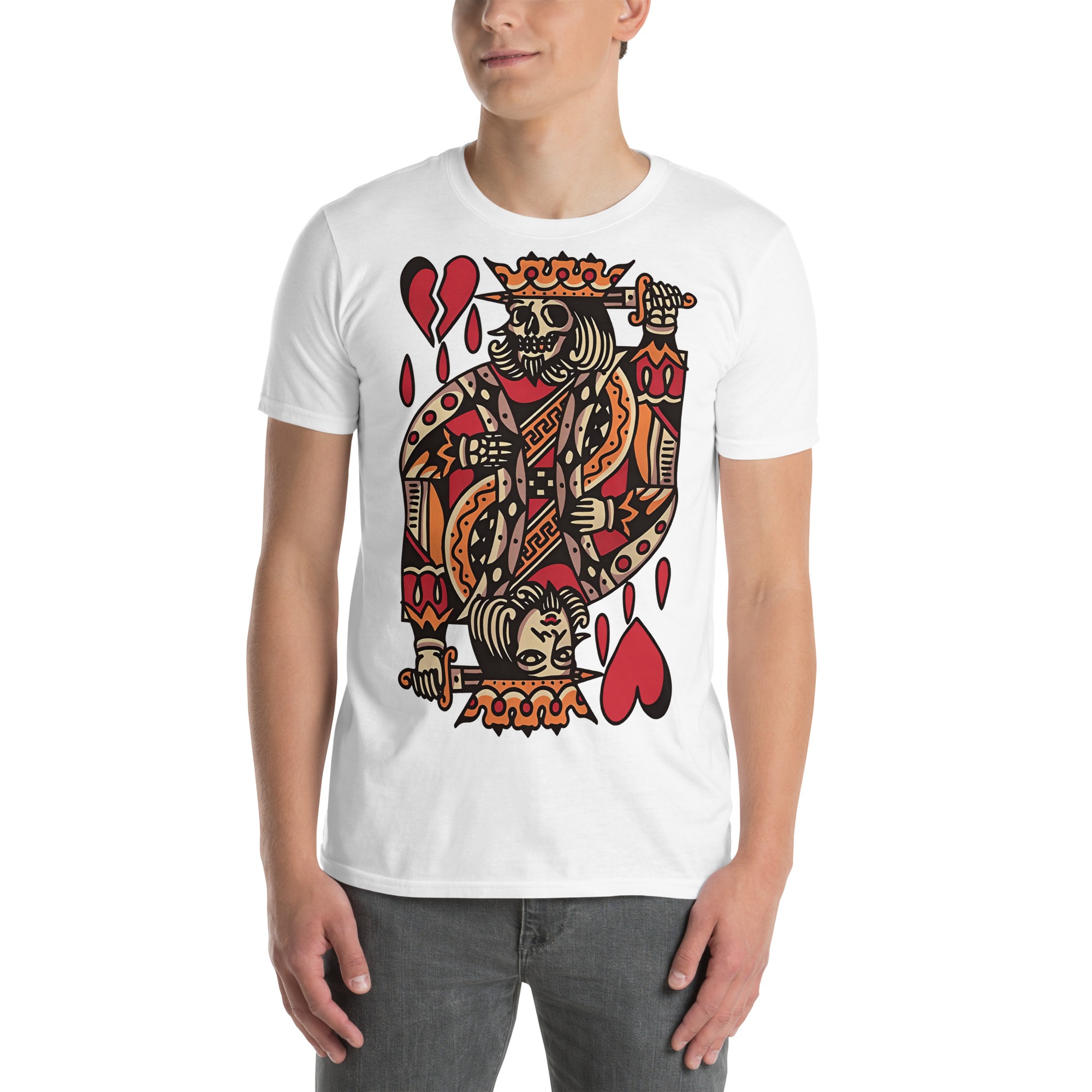 Skeleton Poker King T-shirt - Bild 2