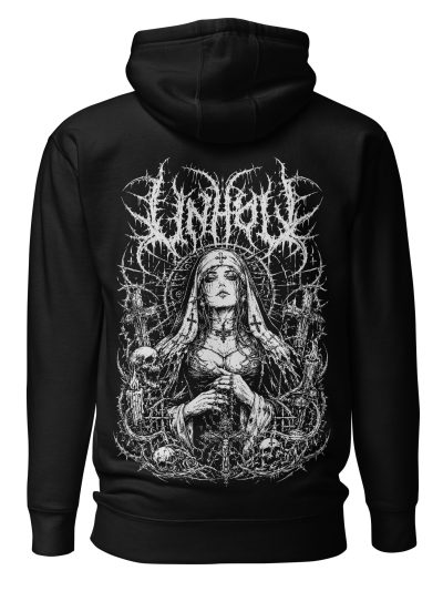 Unholy Black Metal Nun Hoodie