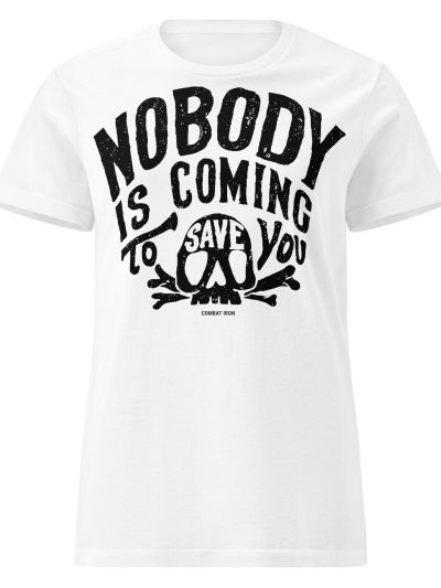 Nobody Is Coming Women's T-shirt [Vit]