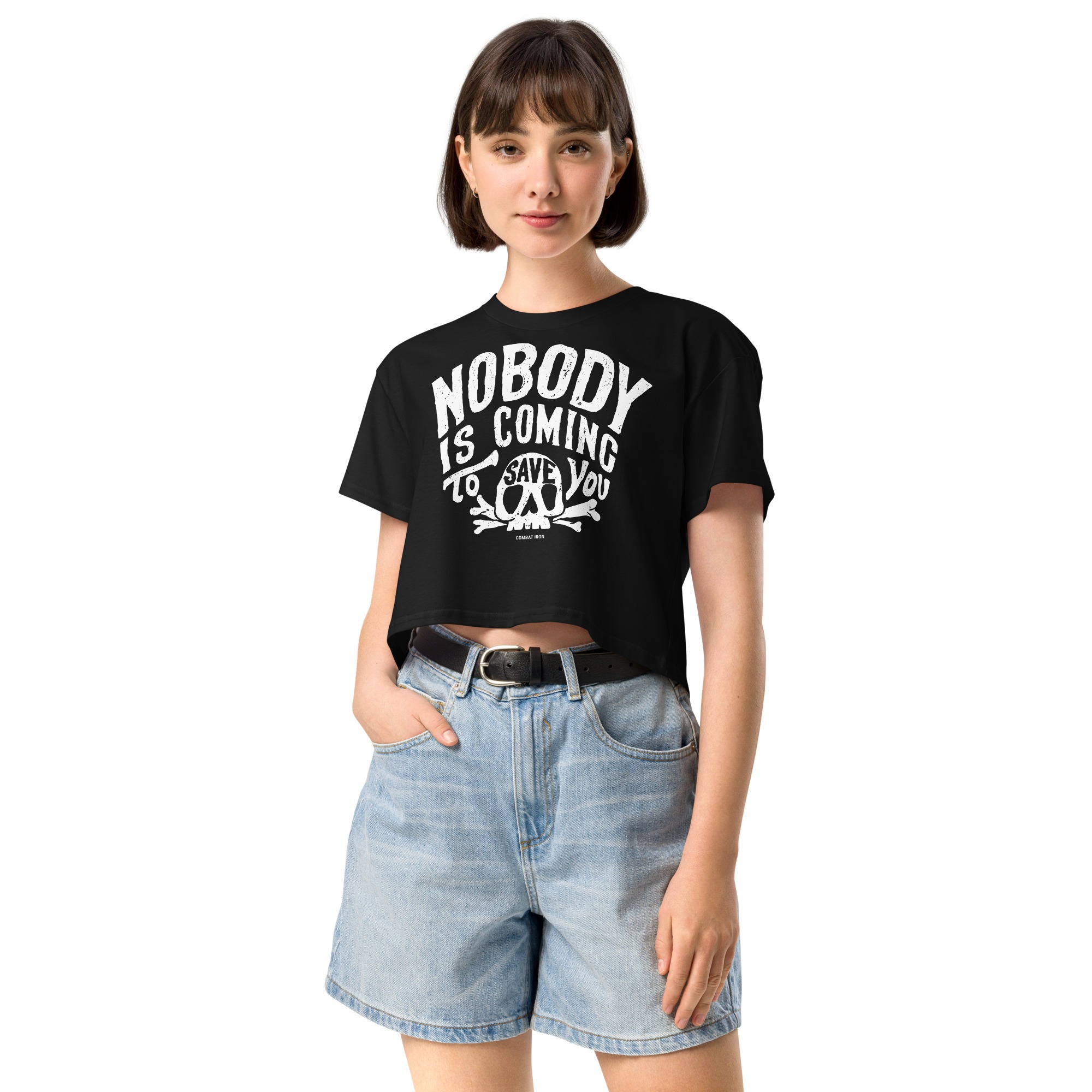 Nobody Is Coming Crop Top - Bild 2