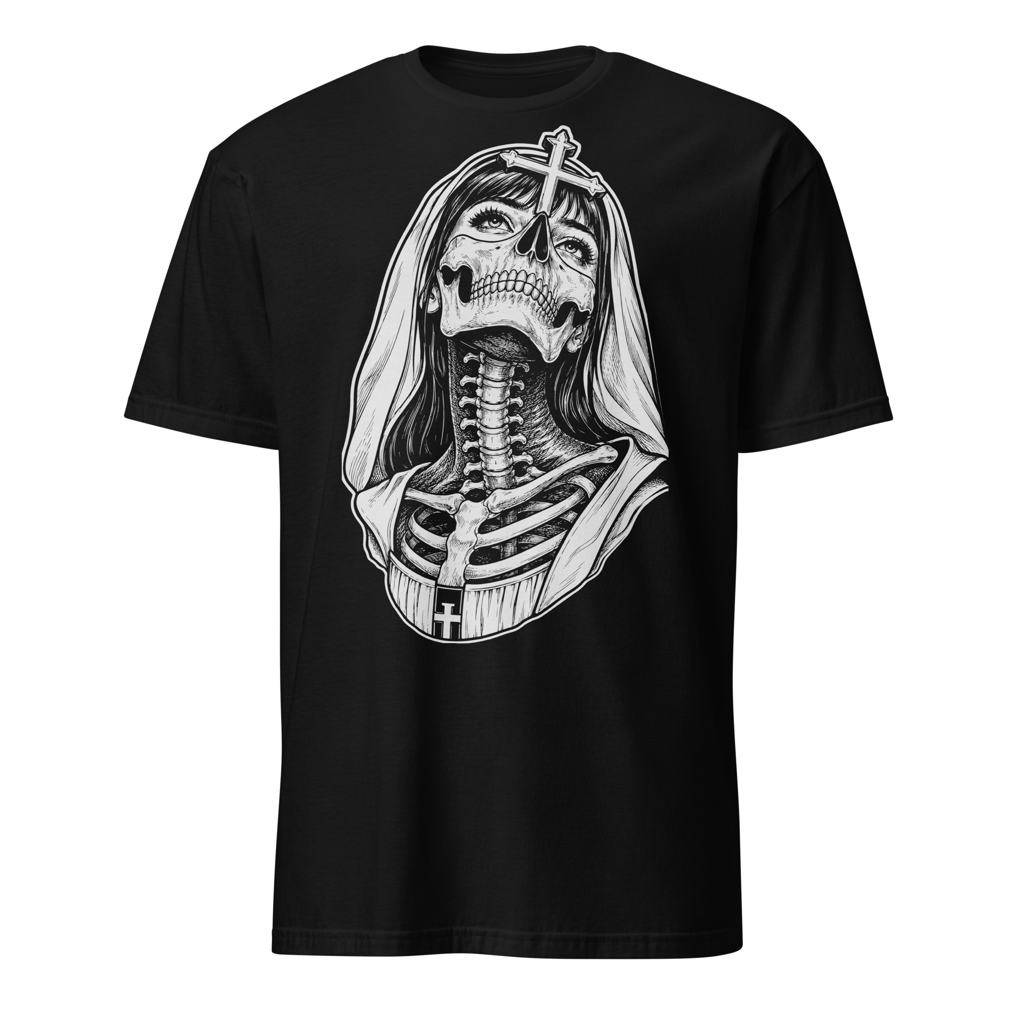Skeleton Nun T-shirt
