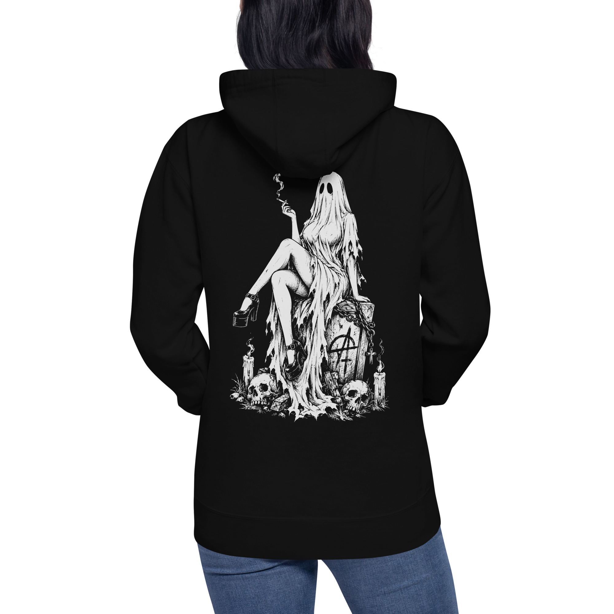 Occult Ghost Witch Hoodie - Bild 2
