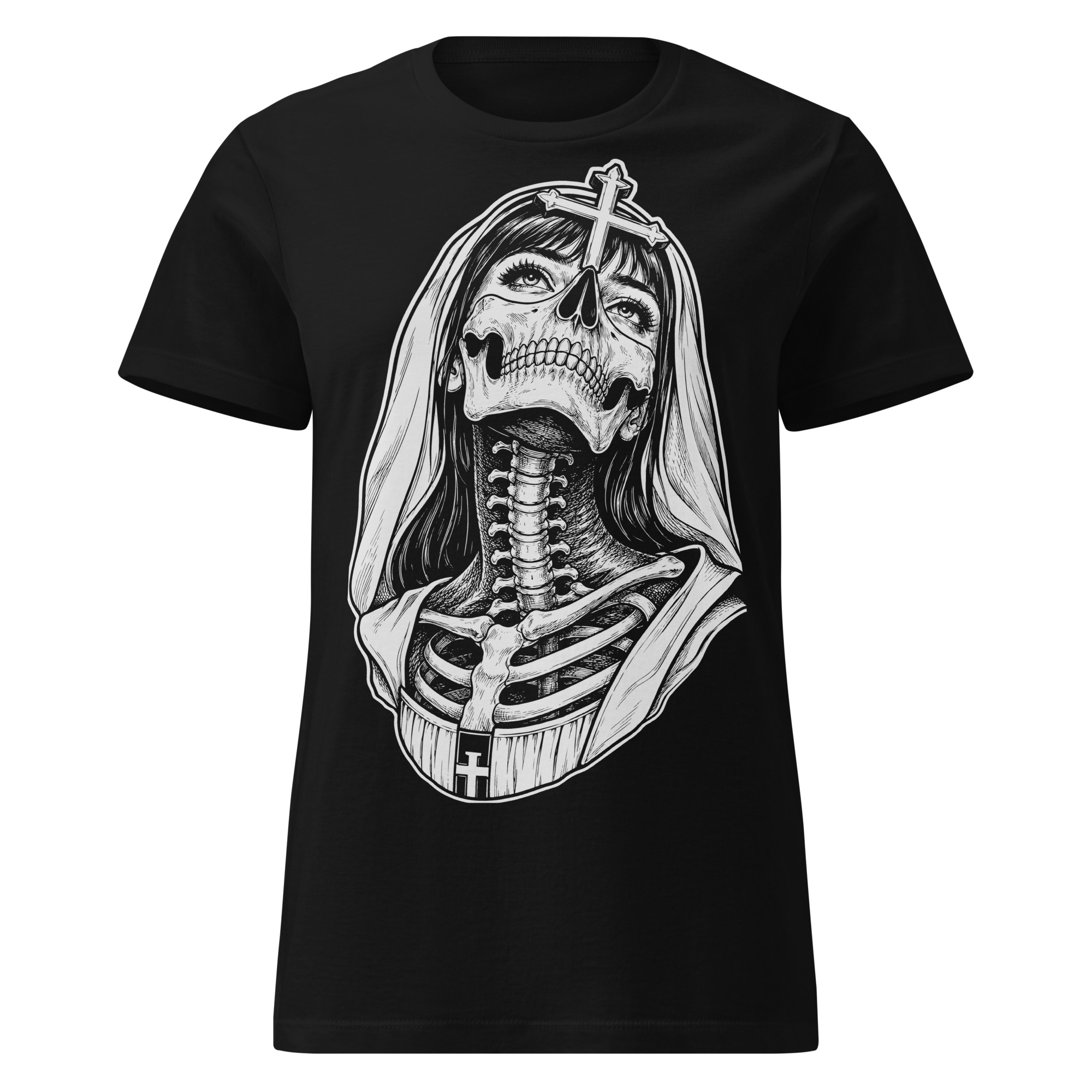 Skeleton Nun Women's T-shirt