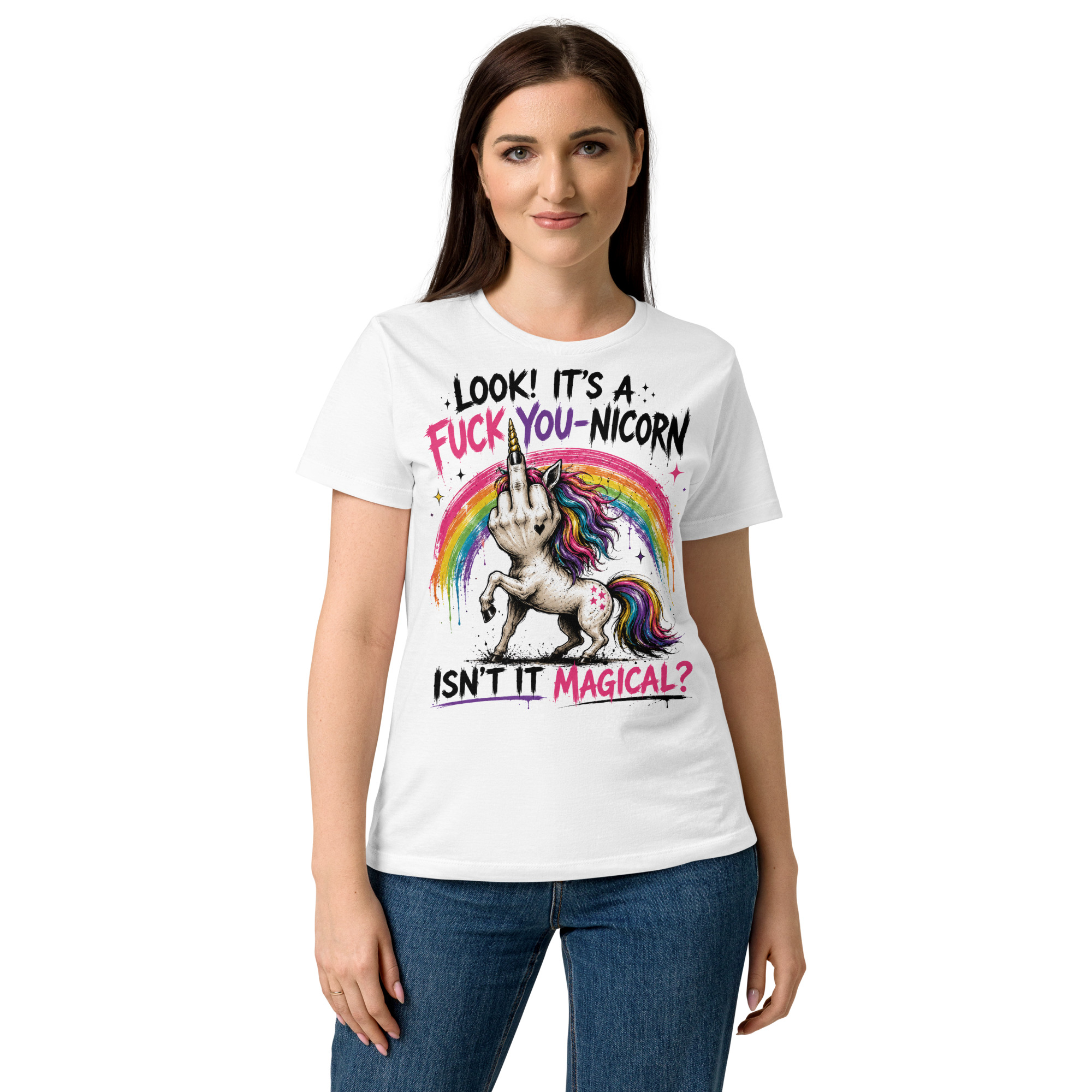 Fuck You-nicorn Women's T-shirt - Bild 2
