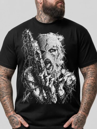 Masked Gun Girl T-shirt